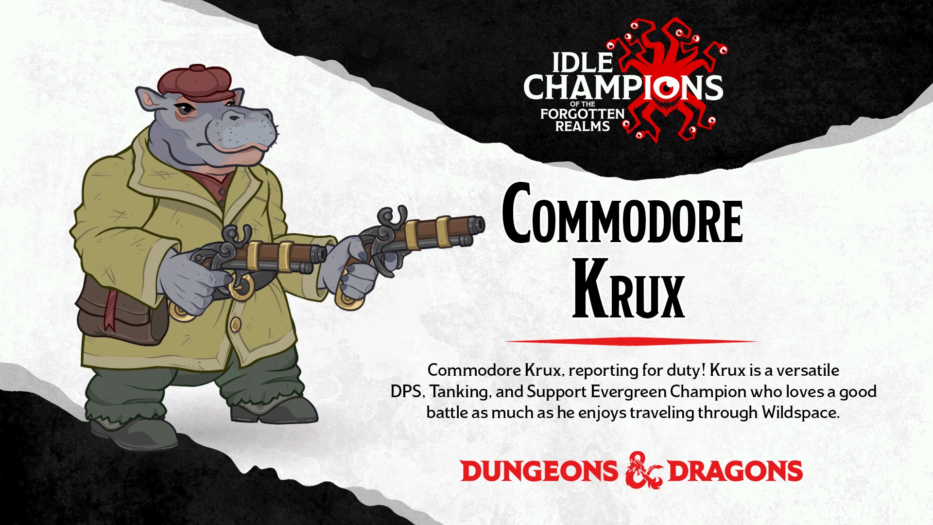 Коммодор Крукс прибывает в Idle Champions